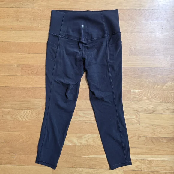 Athleta Black Salutation Stash 7/8 Tight Leggings Medium - Picture 4 of 8